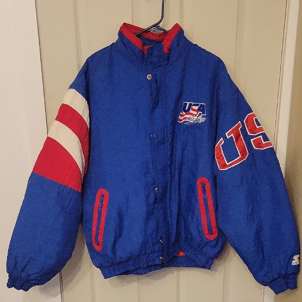 Starter Men's Blue USA Jacket